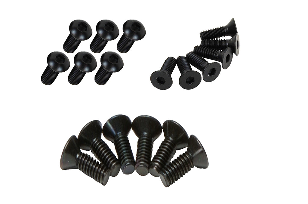 Included hardware for Kentrol Door Hinge Set for 2003-2006 Jeep Wrangler 50719