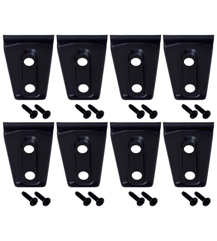 Kentrol Door Hinge Overlay Set for 2007-2018 Jeep Wrangler 80021 with included hardware