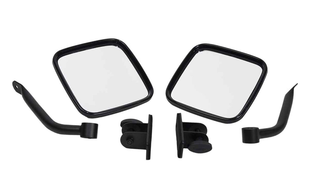 Kentrol E-Z Detach Mirrors for 1997-2018 Jeep Wrangler 80496