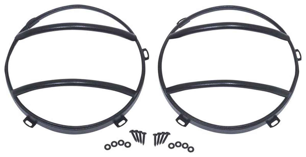 Kentrol Euro Headlight Guards for 2007-2018 Jeep Wrangler 80573 with the included hardware
