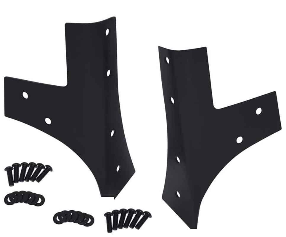 Kentrol Windshield Supports for 2007-2018 Jeep Wrangler 80574 with included hardware