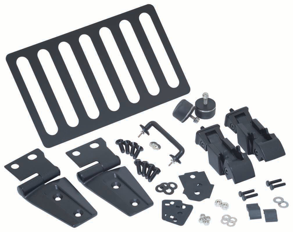 Kentrol Hood Kit for 2007-2018 Jeep Wrangler 80588 with included hardware
