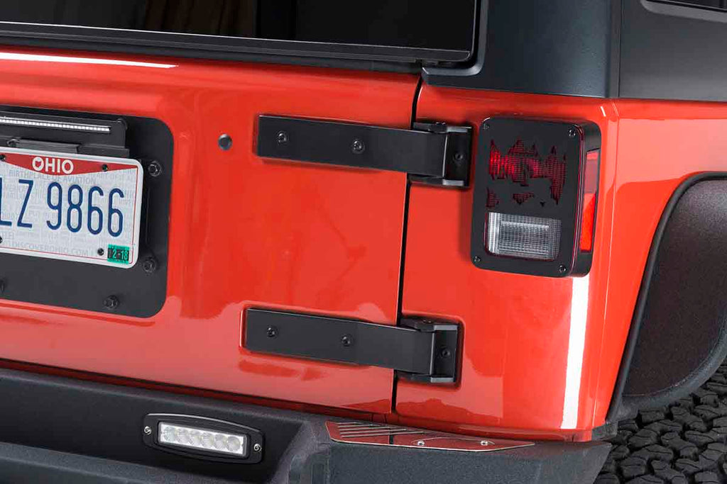 Heritage Tail Light Guards Fits 2007-18 JK Wrangler, Rubicon and Unlimited