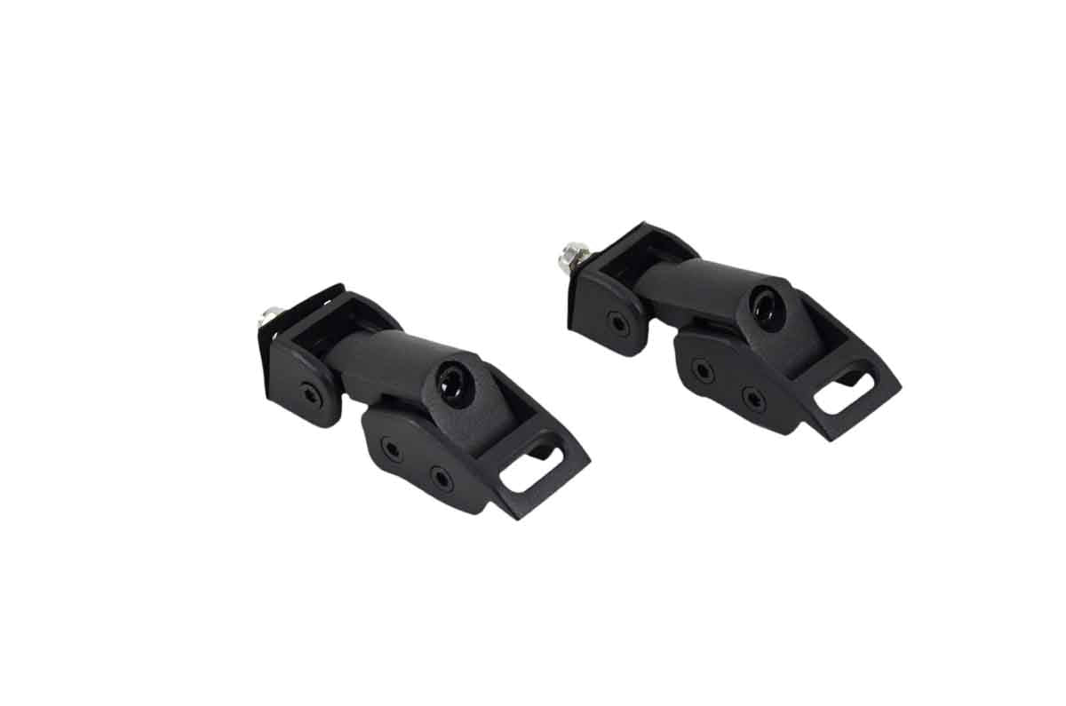 Stainless Steel TJ Style Hood Catch Kit In Black Stainless For Jeep CJ And Yj 1976 1995 - Foto 3