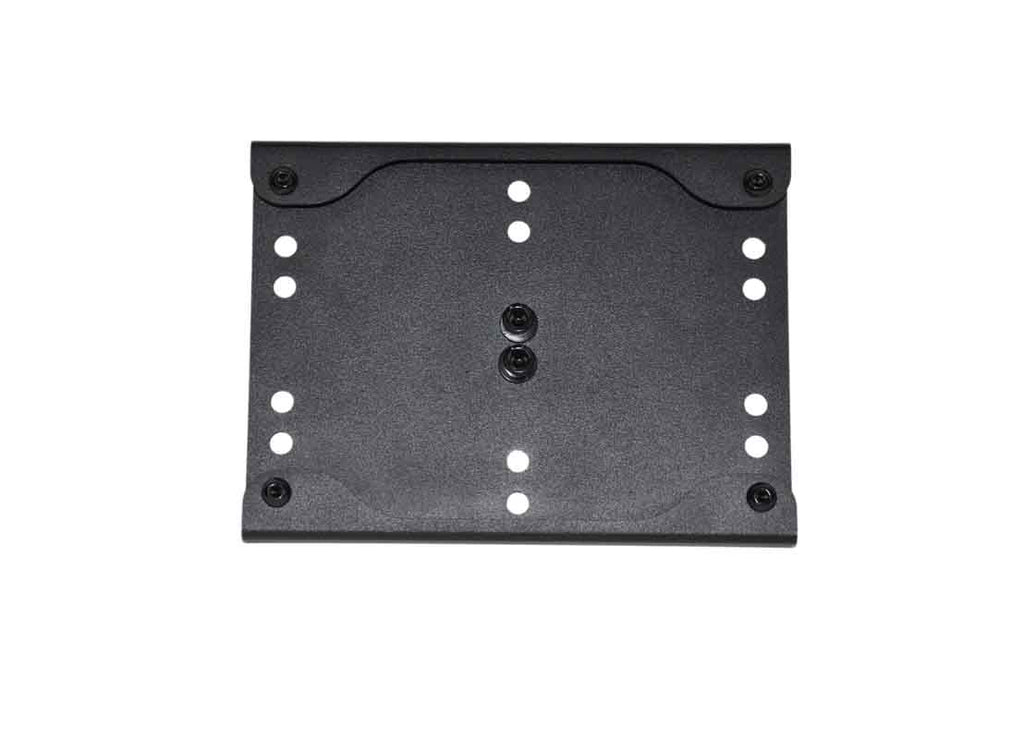 Frontal view of Kentrol Shackle Mounted License Plate Bracket 80706