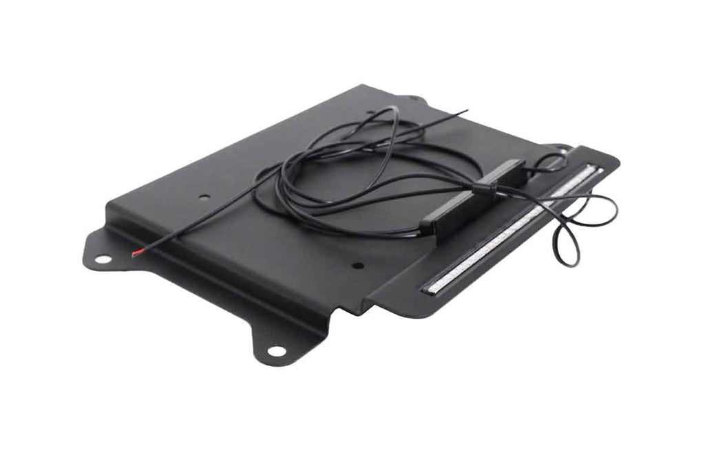 BackSide License Plate Mount Fits 2007-2009 JK Wrangler, Rubicon and Unlimited