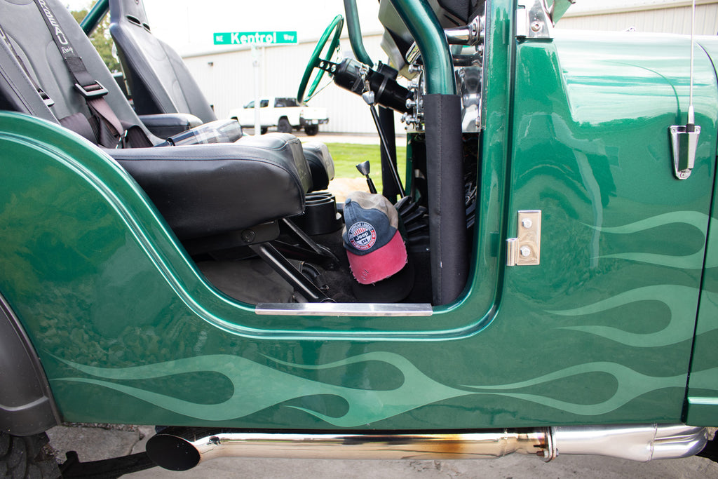 Opposing side Kentrol Entry Guard for 1976–1995 Jeep CJ, Wrangler 50416 installed to the vehicle